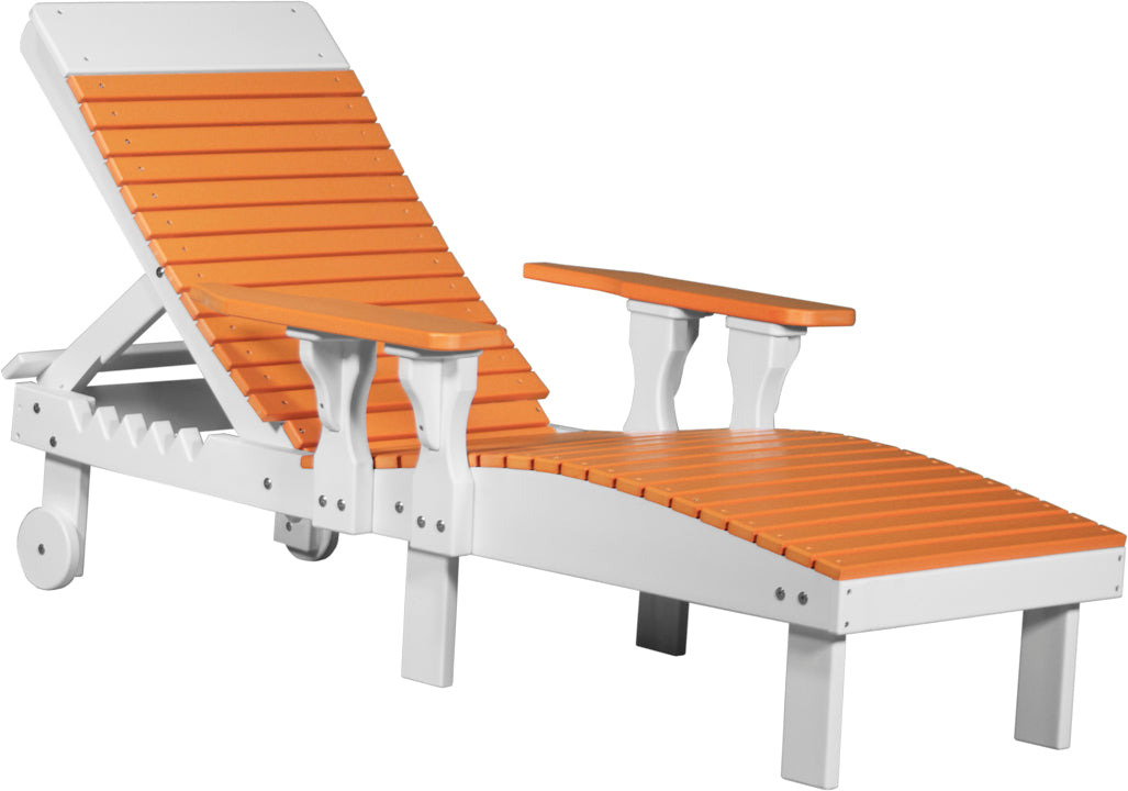 Tangerine & White