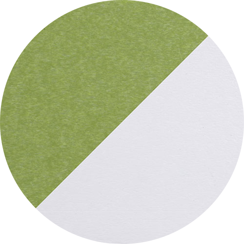 Lime Green & White
