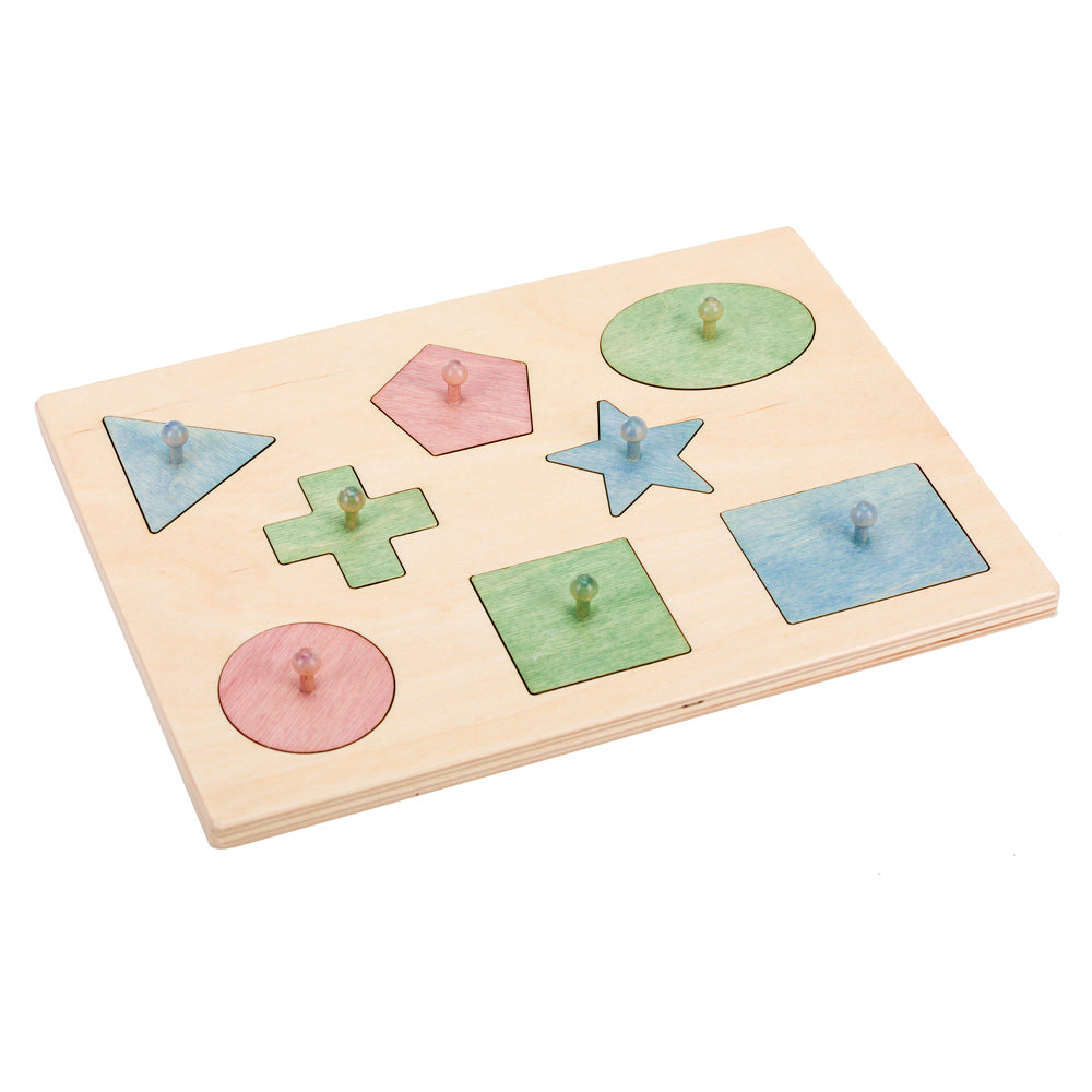 Puzzle Board with Shapes