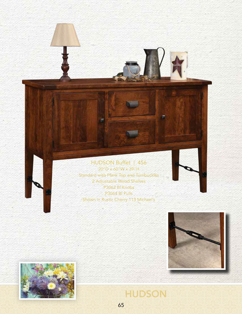 Hudson 3 Door Hutch