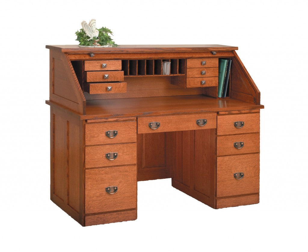 58″ Mission Rolltop Desk