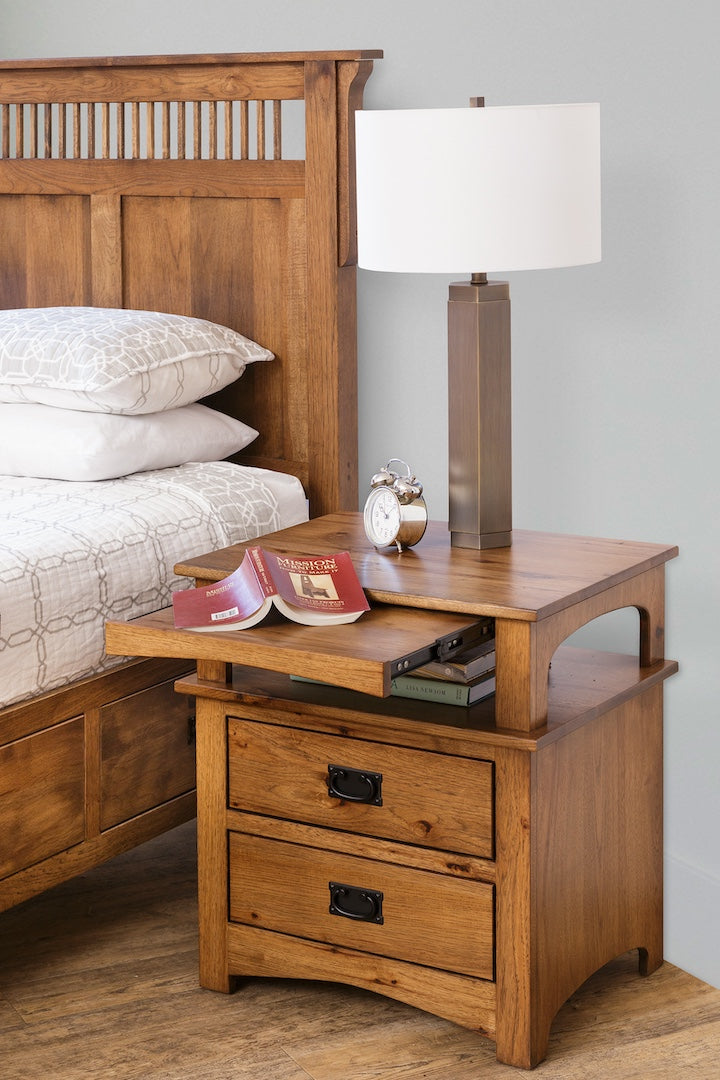 Lancaster Mission Three Drawer Night Stand