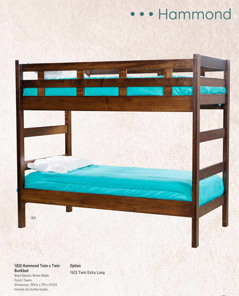 Hammond Twin x Twin Bunk Bed