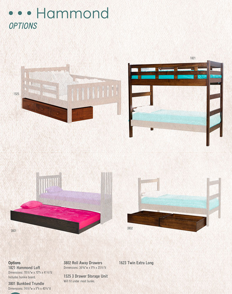 Hammond Twin x Twin Bunk Bed