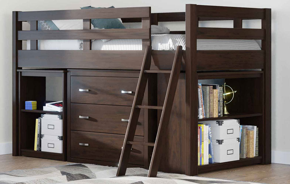 Solana Loft Bed w/ Accessories