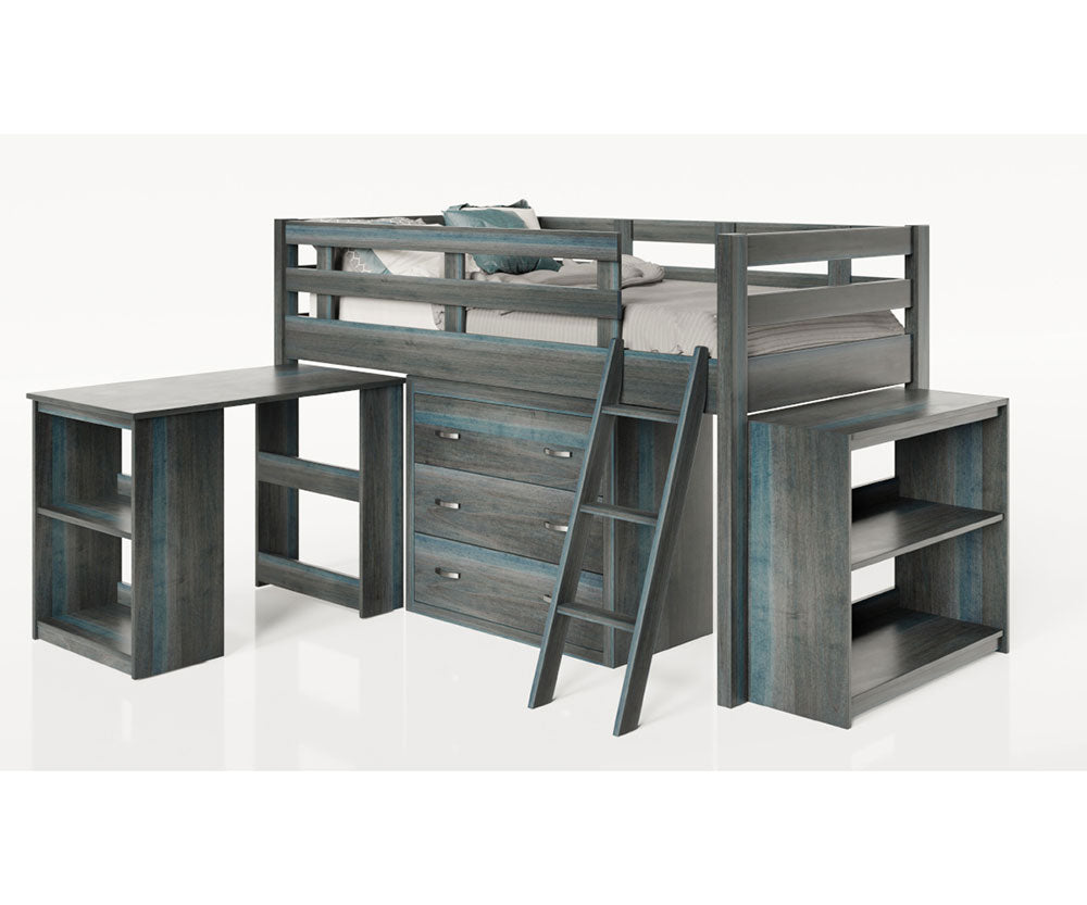 Solana Loft Bed w/ Accessories