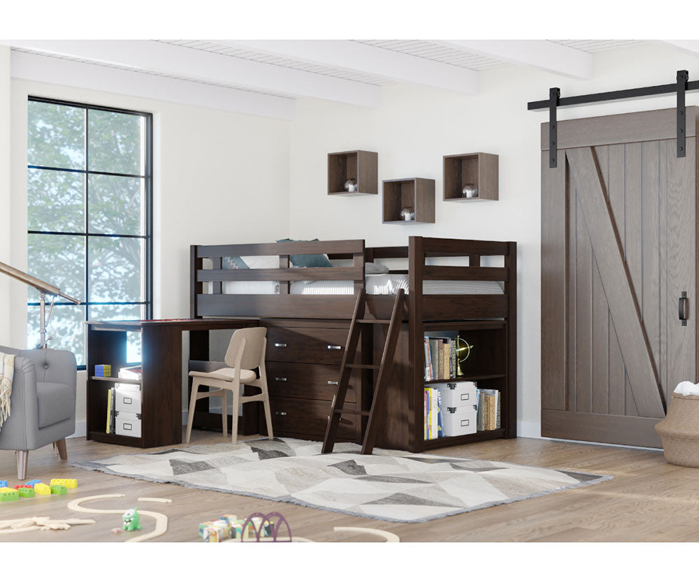 Solana Loft Bed w/ Accessories