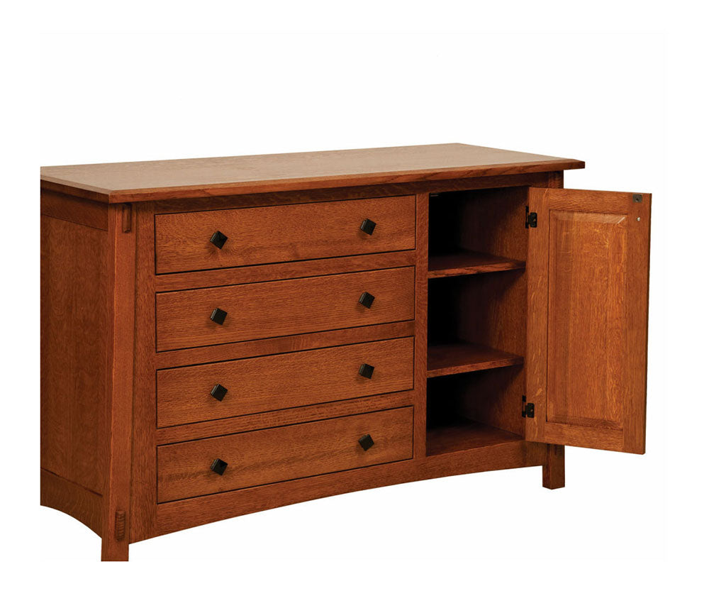 McCoy 4 Drawer Dresser with Door \ Changing Table