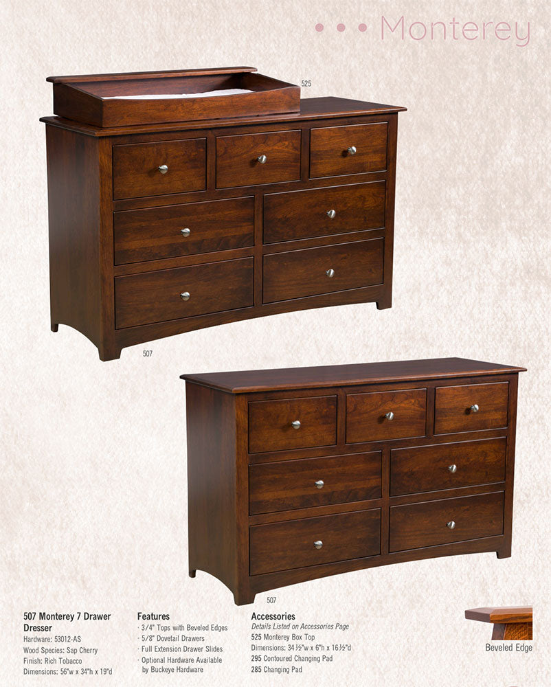 Monterey 6 Drawer Chest