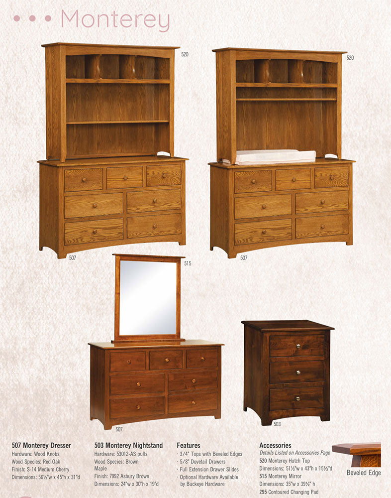 Monterey 6 Drawer Chest
