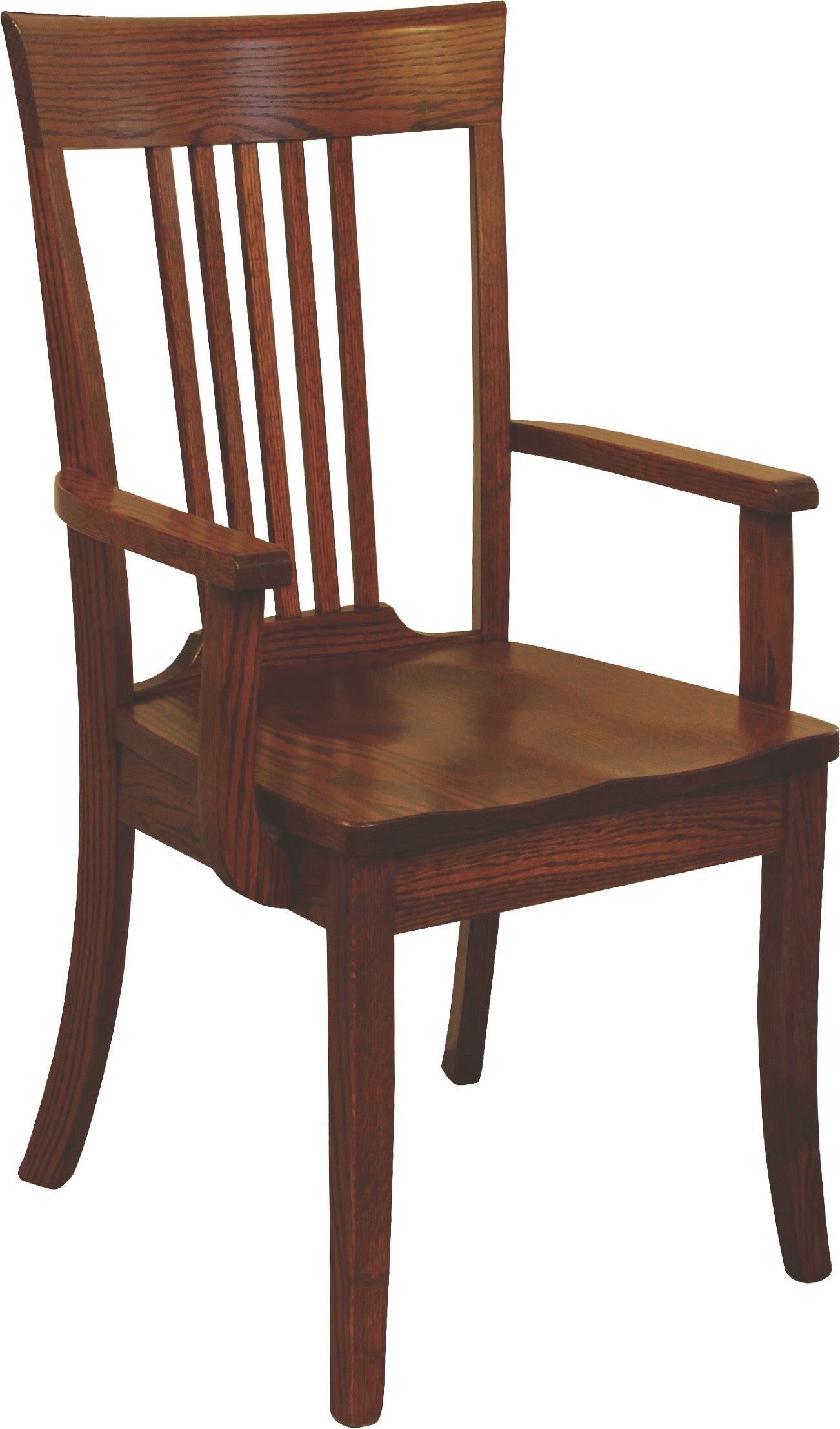 Old World OW Shaker 5-Slat Arm Chair