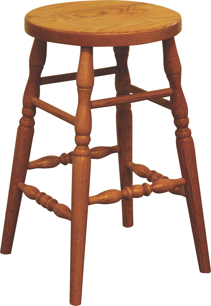 Turned Leg Bar Stool