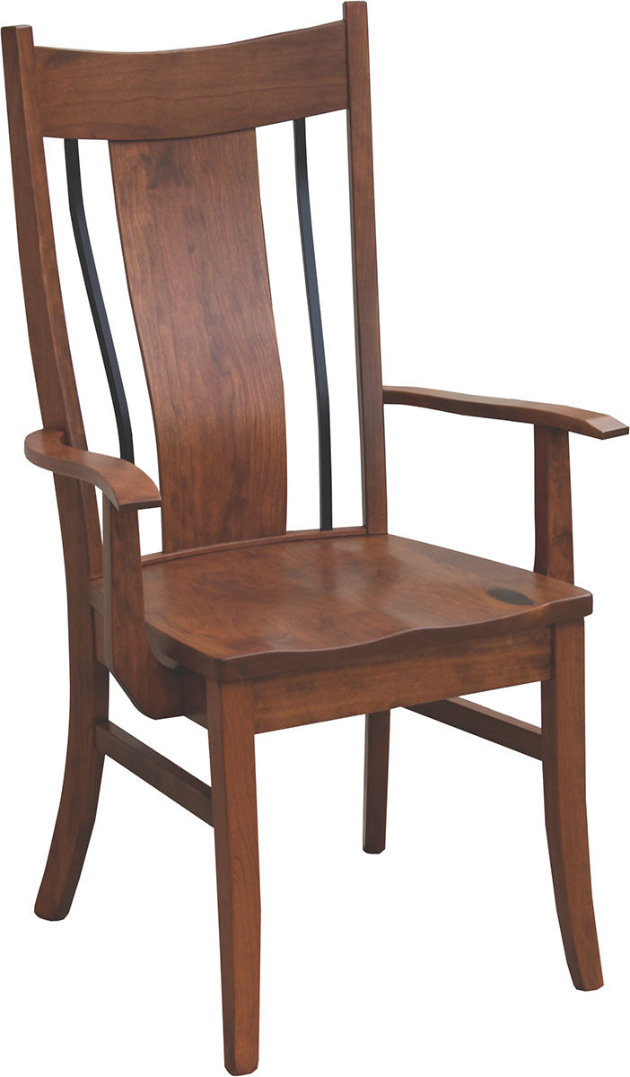 Eagle Arm Chair with Wrought Iron