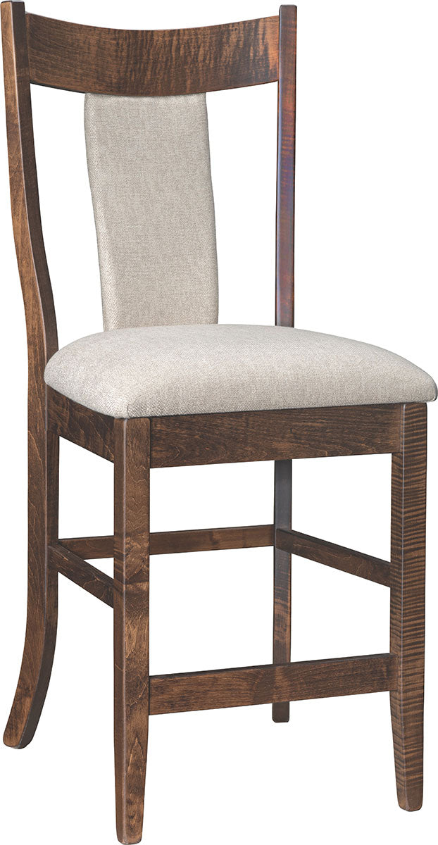 Eagle Bar Stool with Fabric Back and Seat