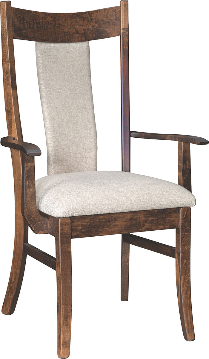 Eagle Arm Chair with Fabric Back and Seat