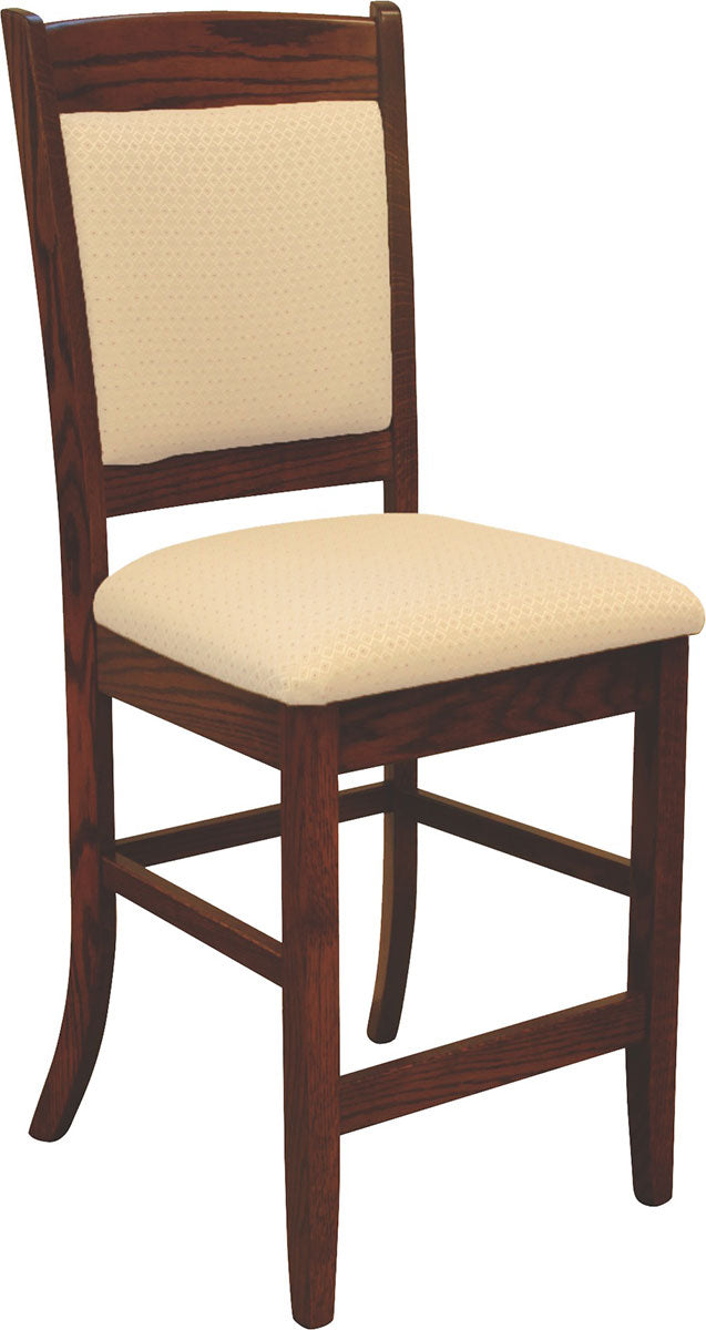Franklin Bar Stool with Fabric Seat and Back