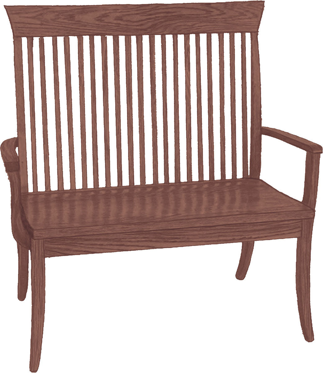 Old World OW Shaker Bench