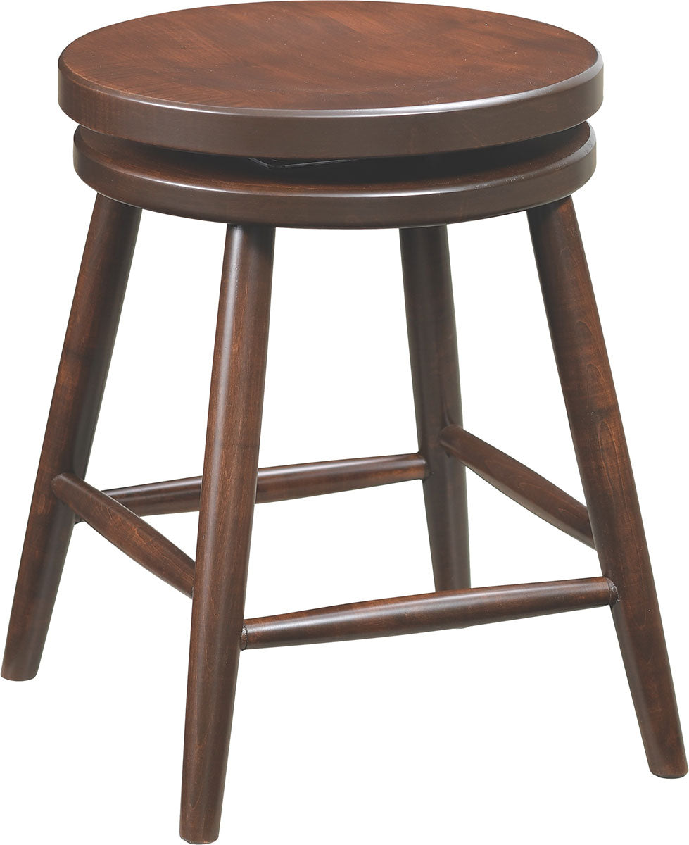 Plain Leg Swivel Bar Stool