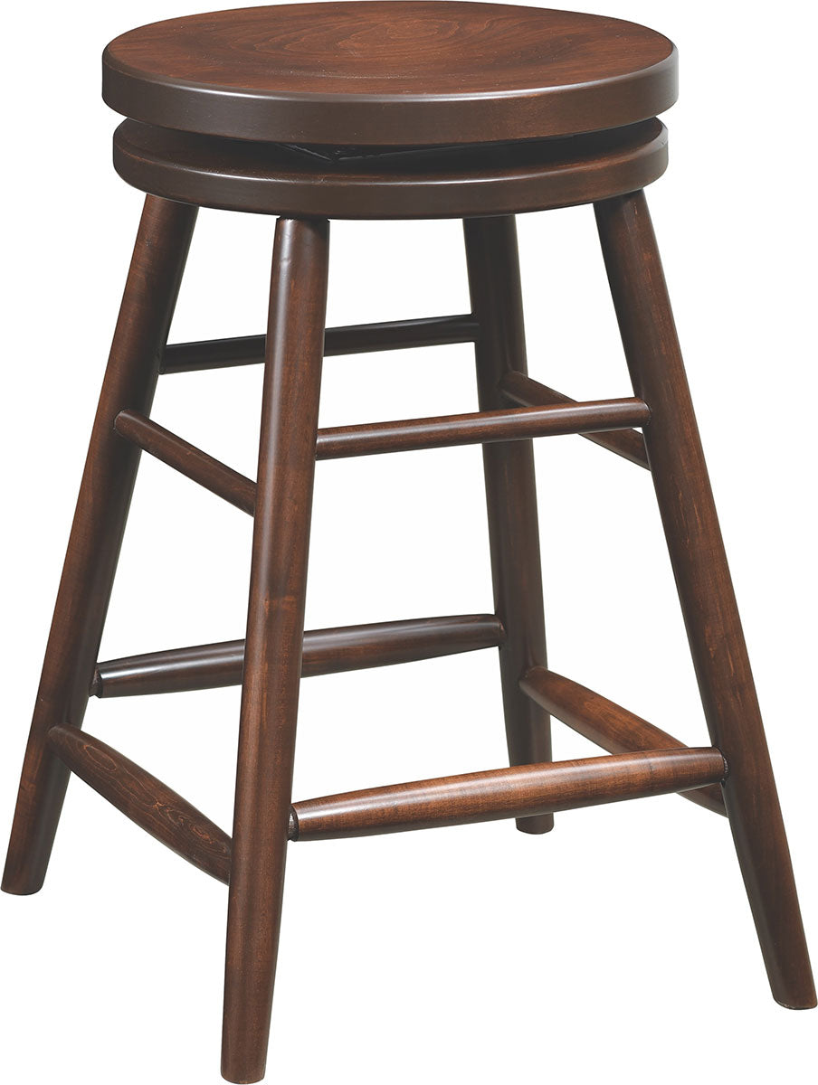 Plain Leg Swivel Bar Stool