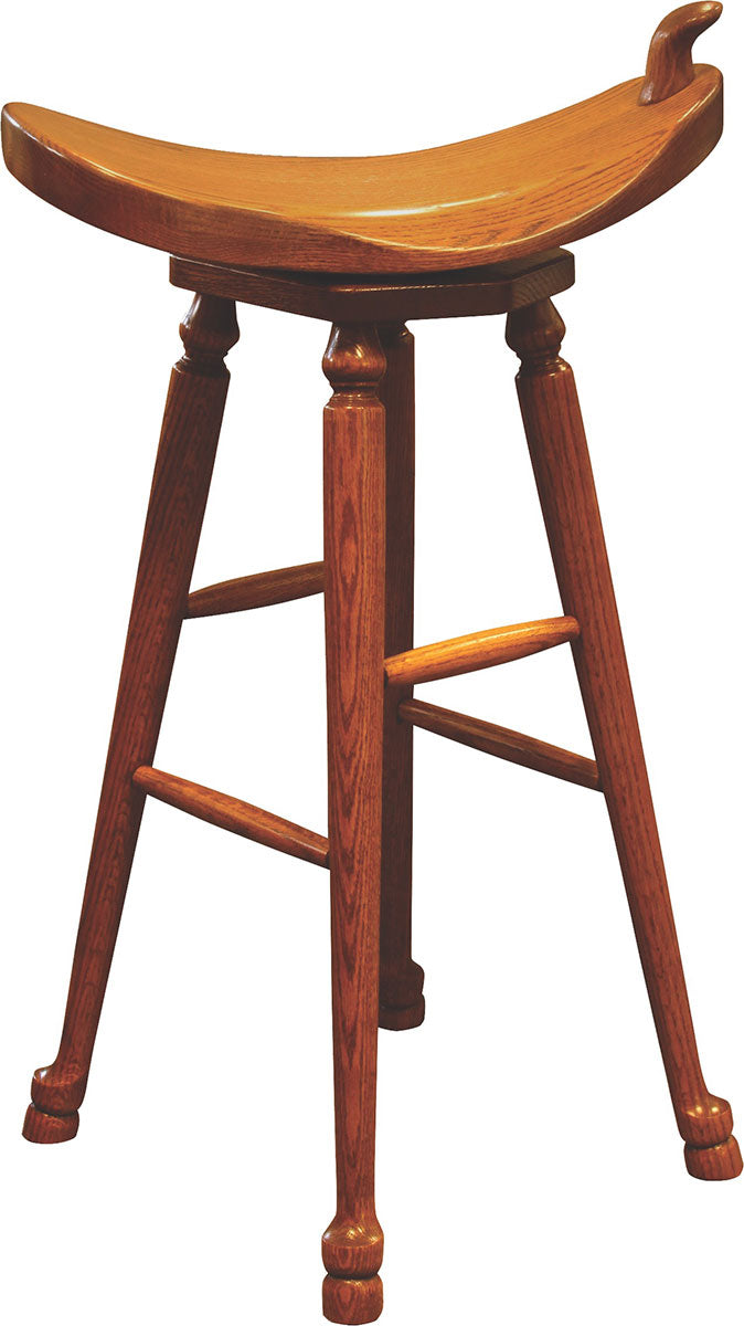 Western Swivel Saddle Bar Stool