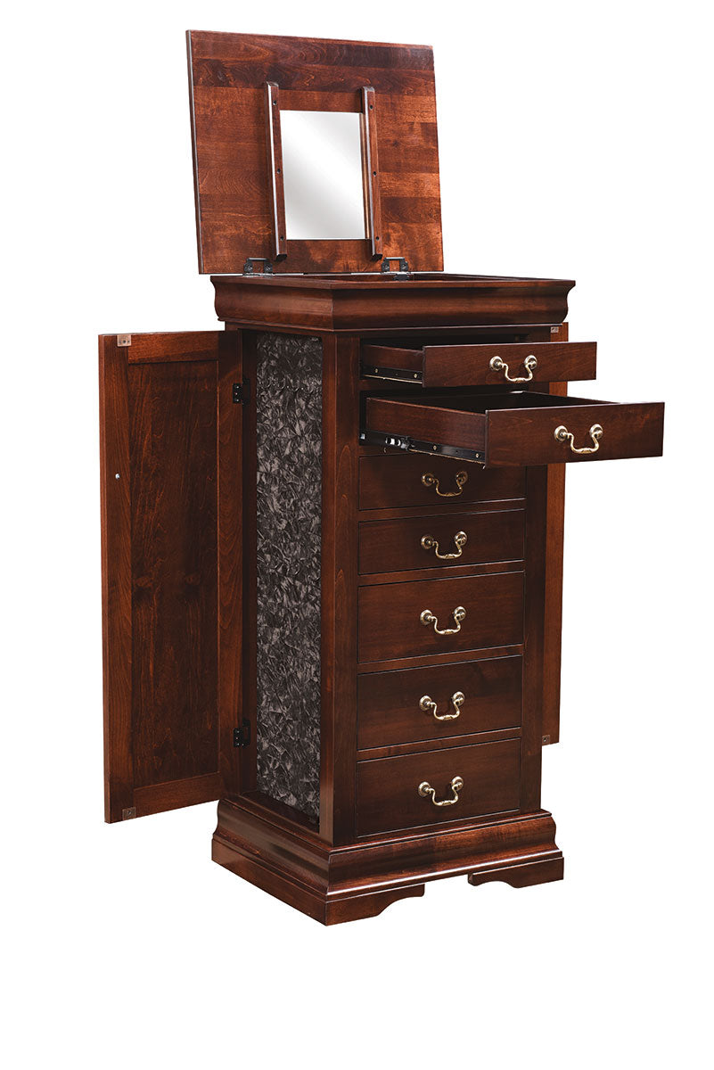 Louis Phillipe Jewelry Armoire