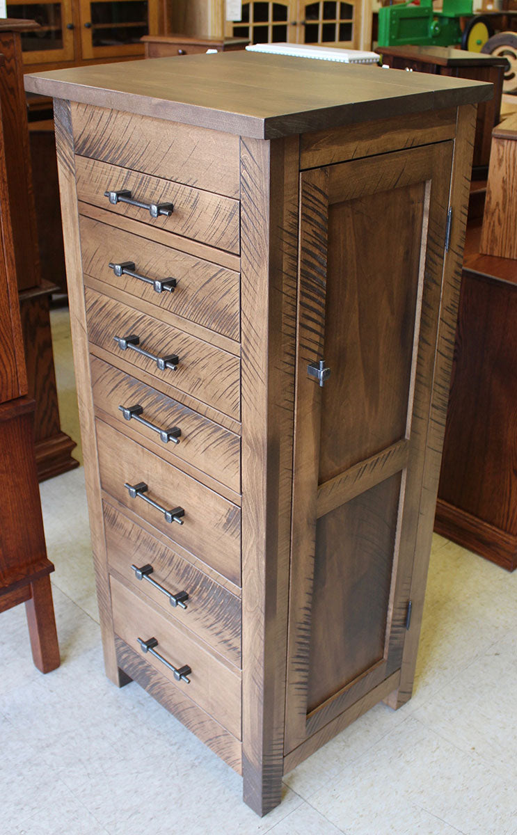 Alpine Rough Sawn Jewelry Armoire