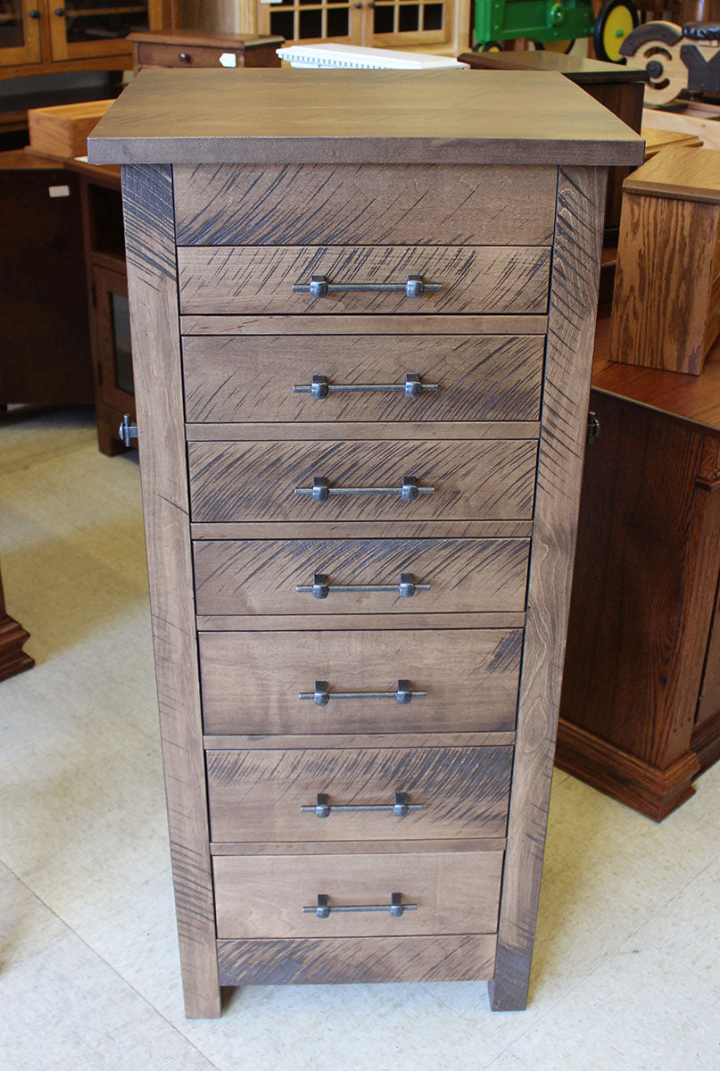 Alpine Rough Sawn Jewelry Armoire