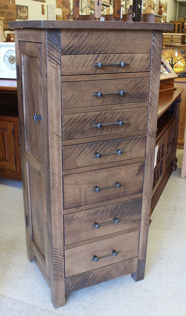 Alpine Rough Sawn Jewelry Armoire