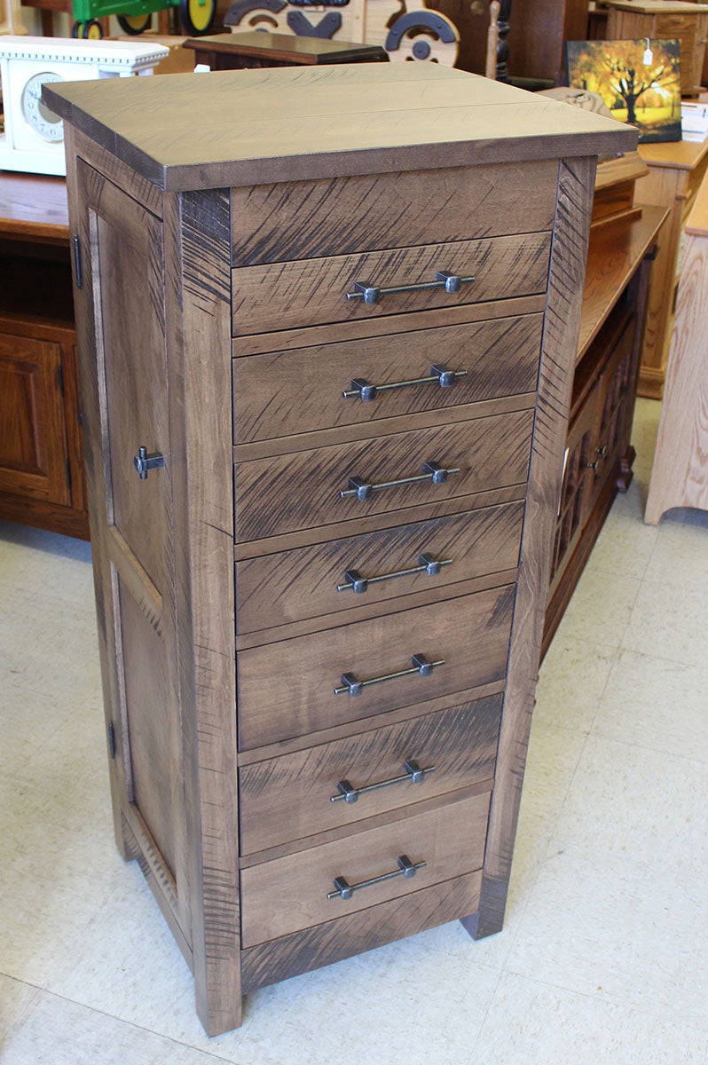 Alpine Rough Sawn Jewelry Armoire