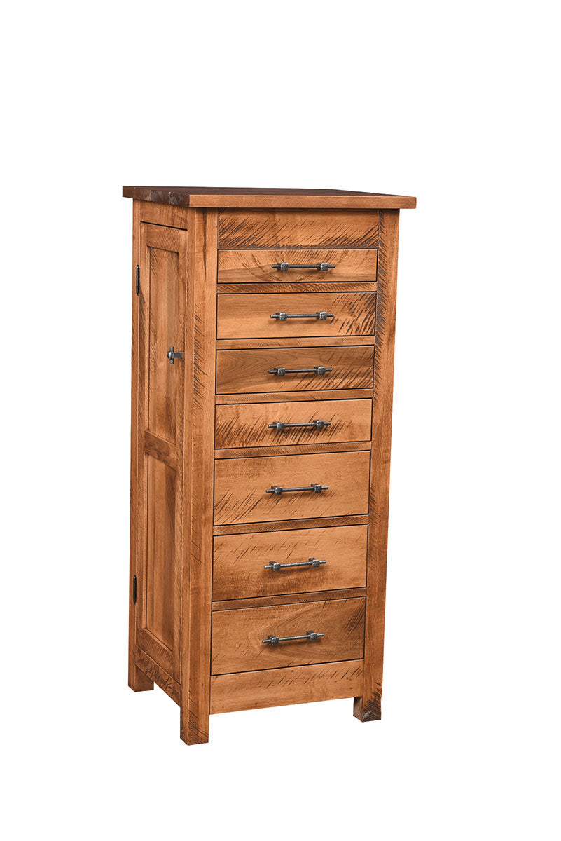Alpine Rough Sawn Jewelry Armoire