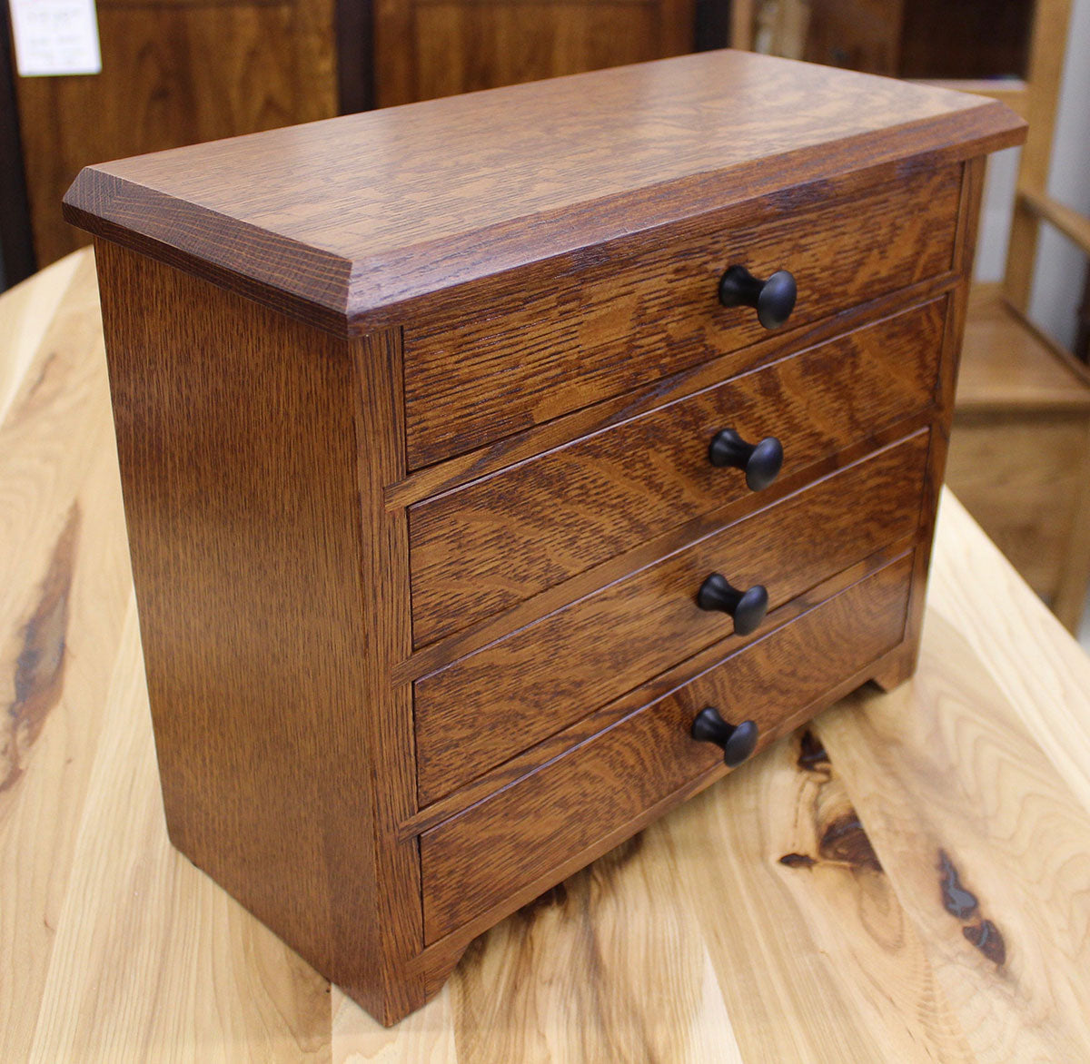 4 Drawer Shaker Jewelry Chest