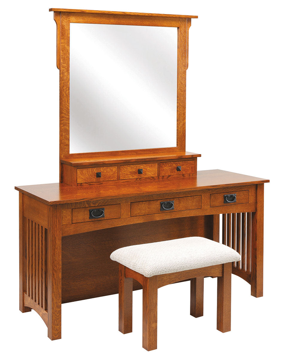 60" Mission Dressing Table