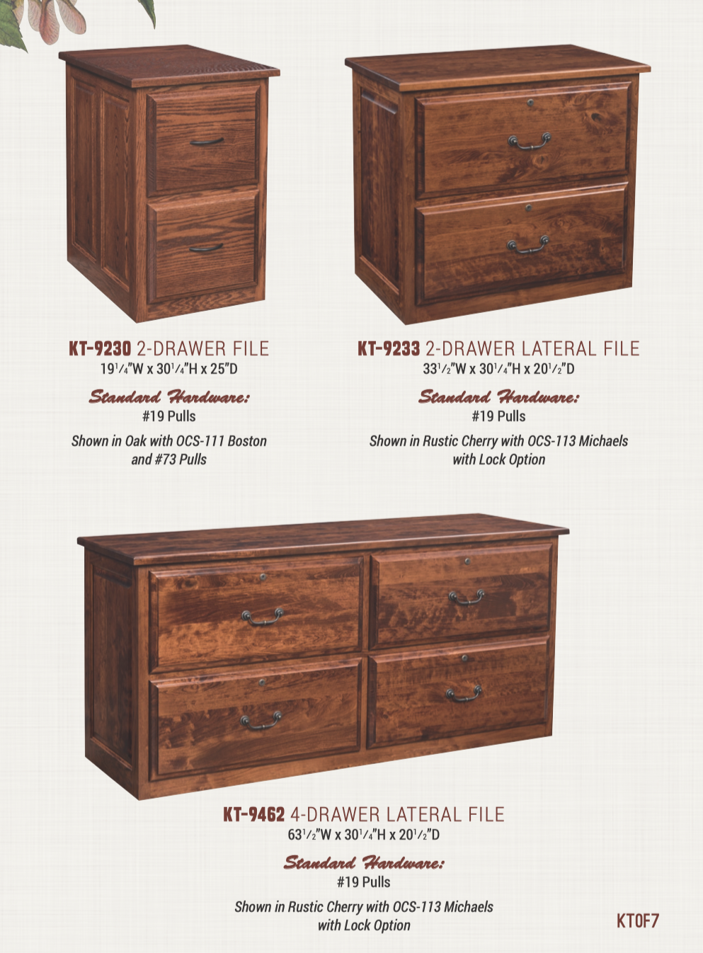 4 Drawer Raised Panel File Cabinet