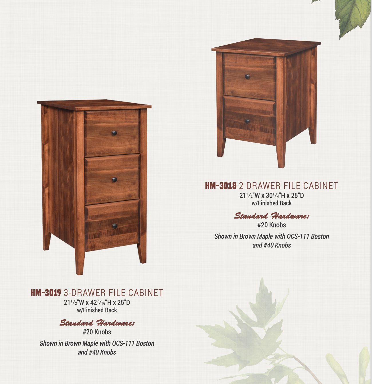 2 Drawer Hampton File Cabinet