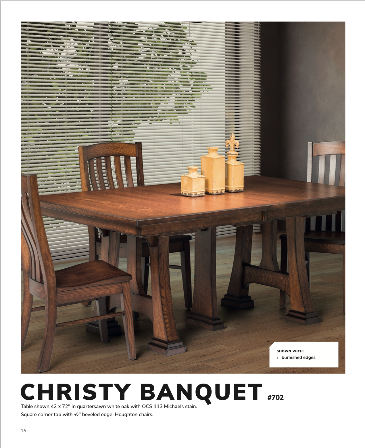 Christy Banquet Table and Chair Set