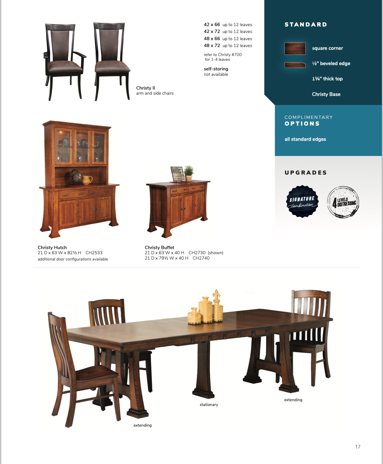 Christy Banquet Table and Chair Set