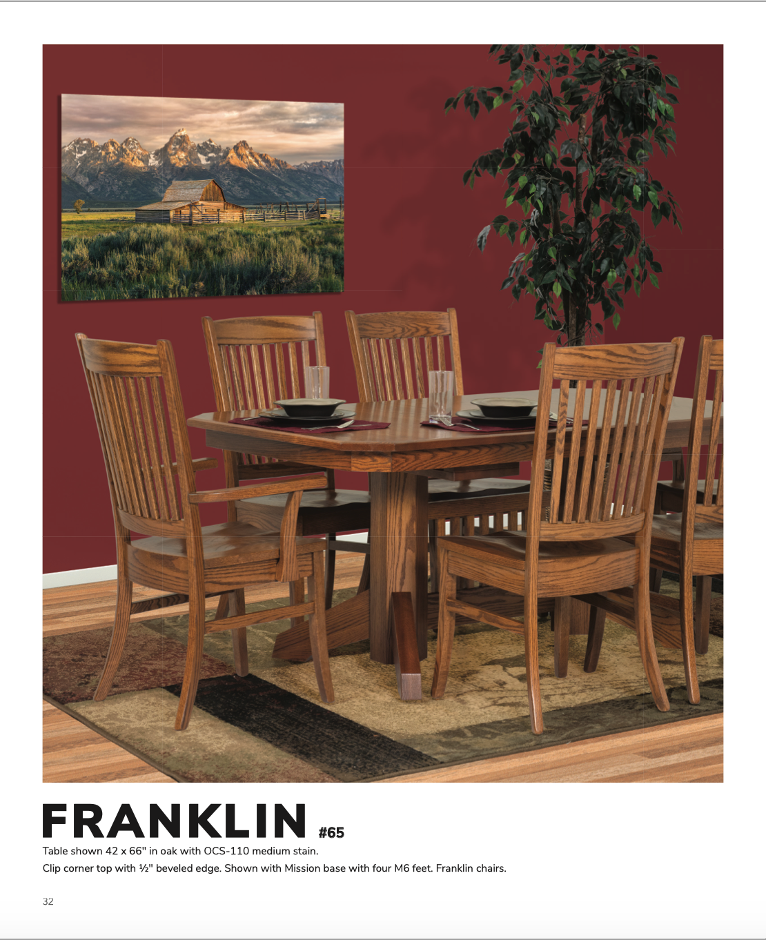 Franklin Table and Chair Set