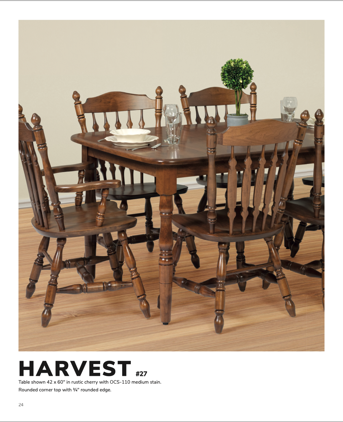Harvest Table and Chair Set