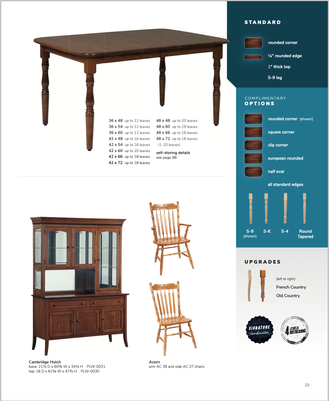 Harvest Table and Chair Set