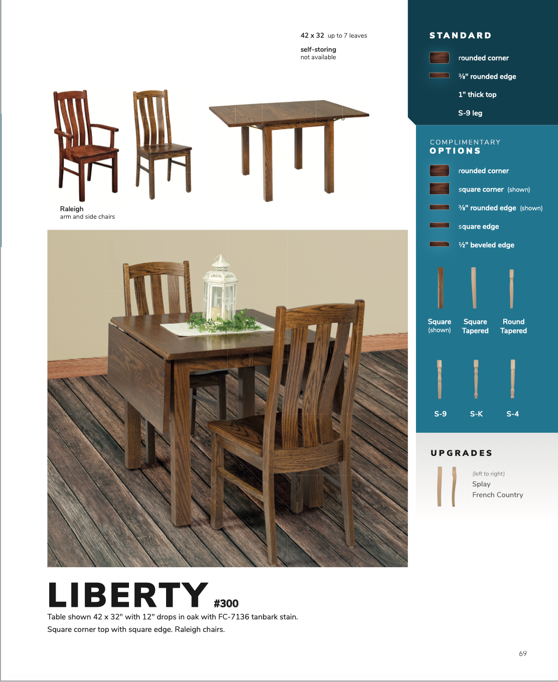Liberty Drop Leaf Table and Chair Set