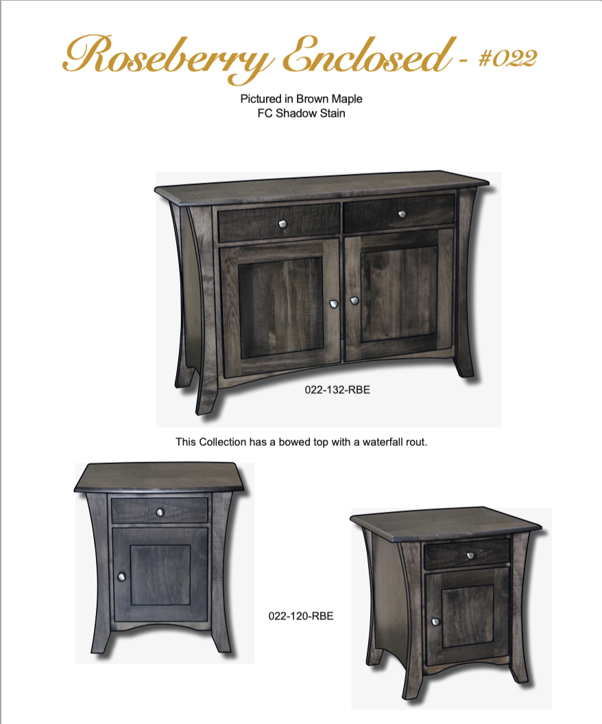 Roseberry Enclosed End Table With Drawer