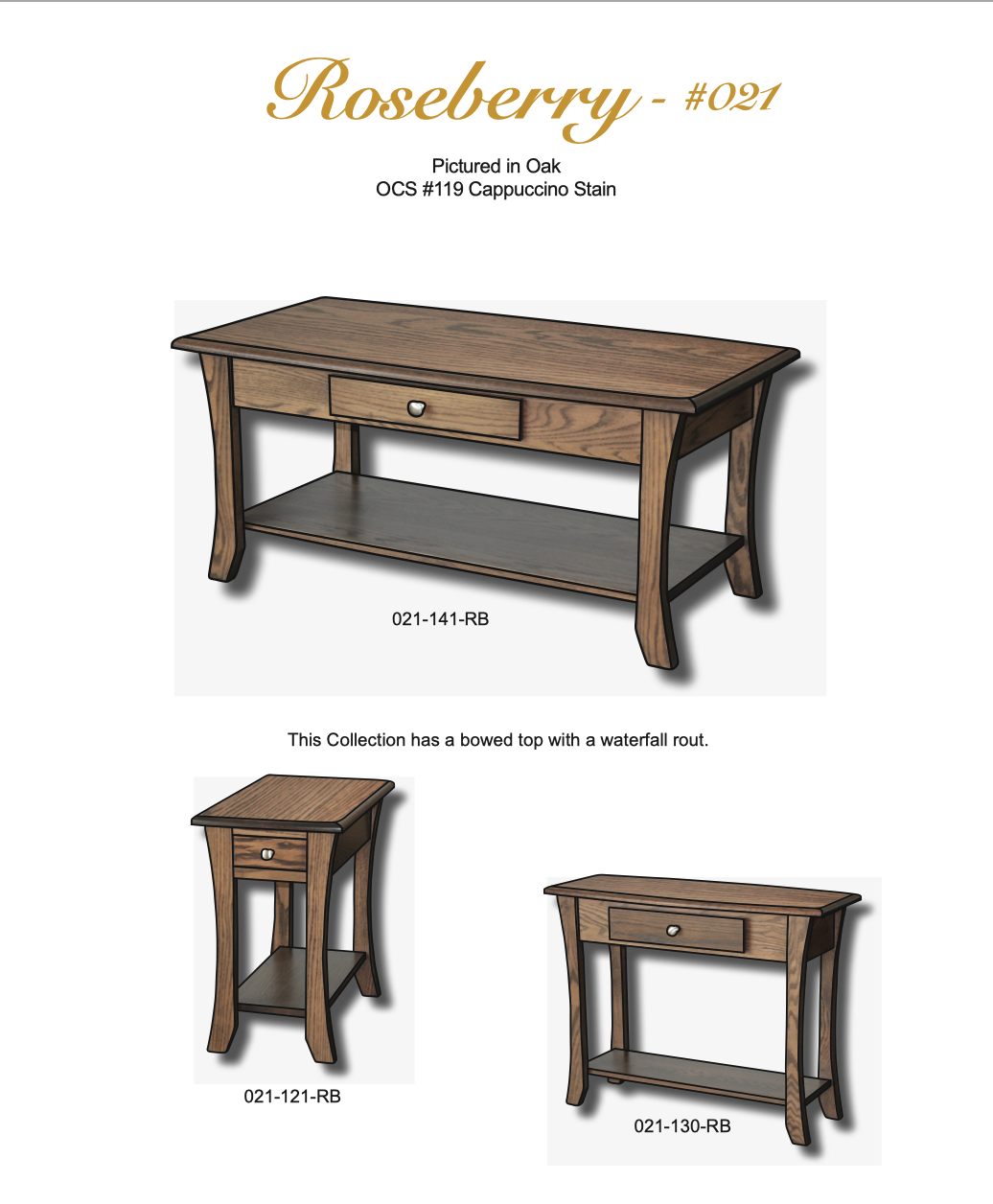 Roseberry Enclosed End Table With Drawer