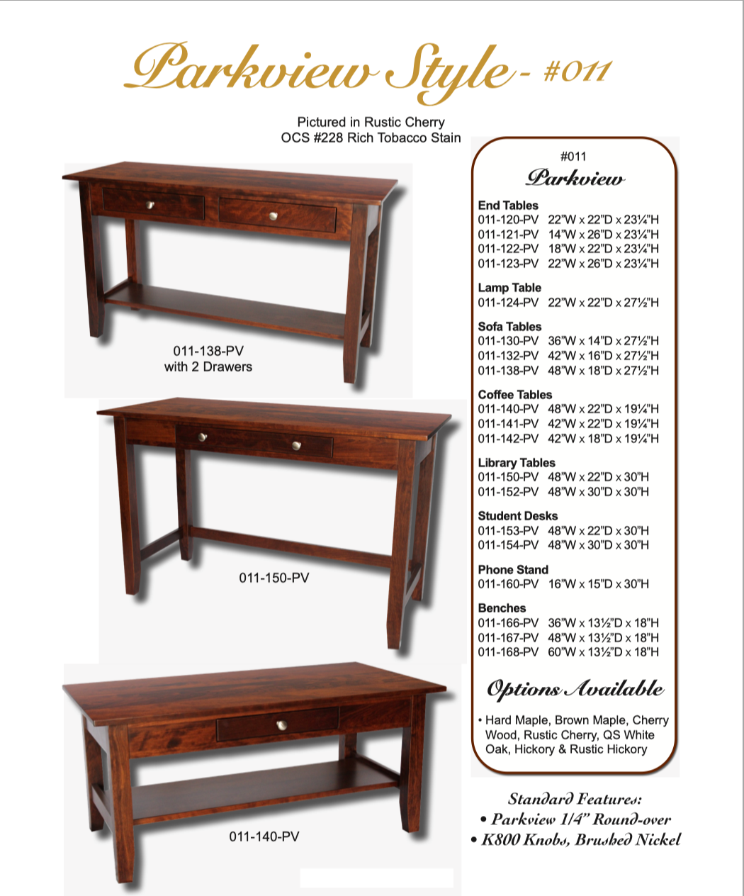 Parkview End Table With Drawer