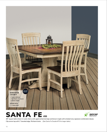 Santa Fe Table and Chair Set