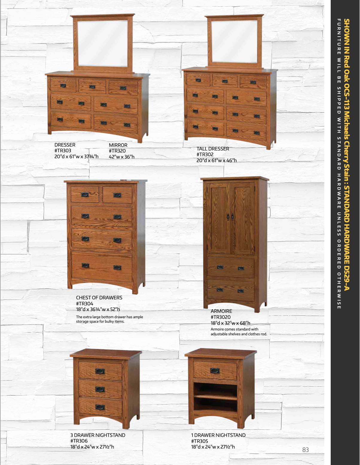 Siesta Mission Bedroom Set