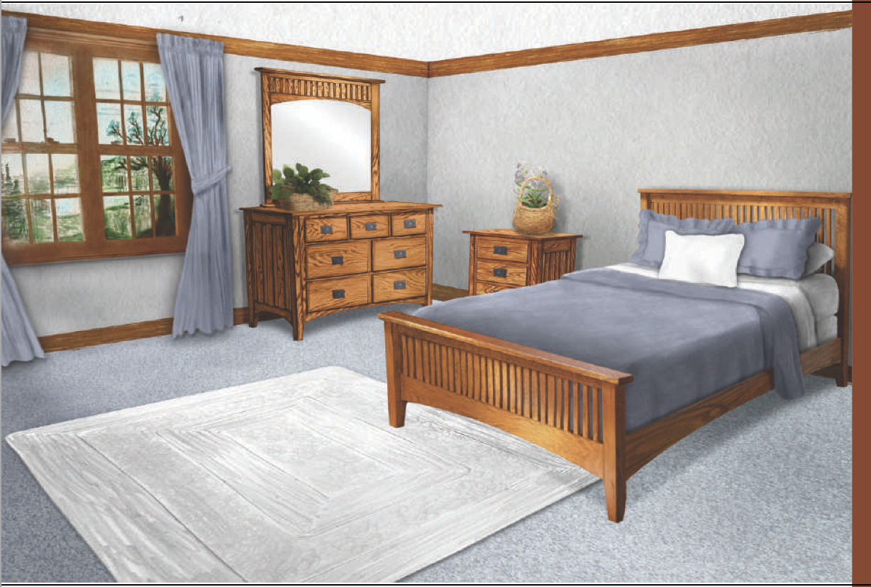 New Mission Bedroom Set
