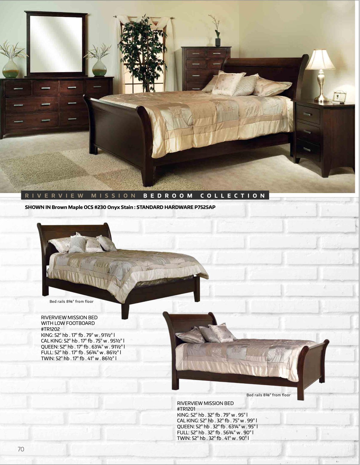 Riverview Mission Bedroom Set