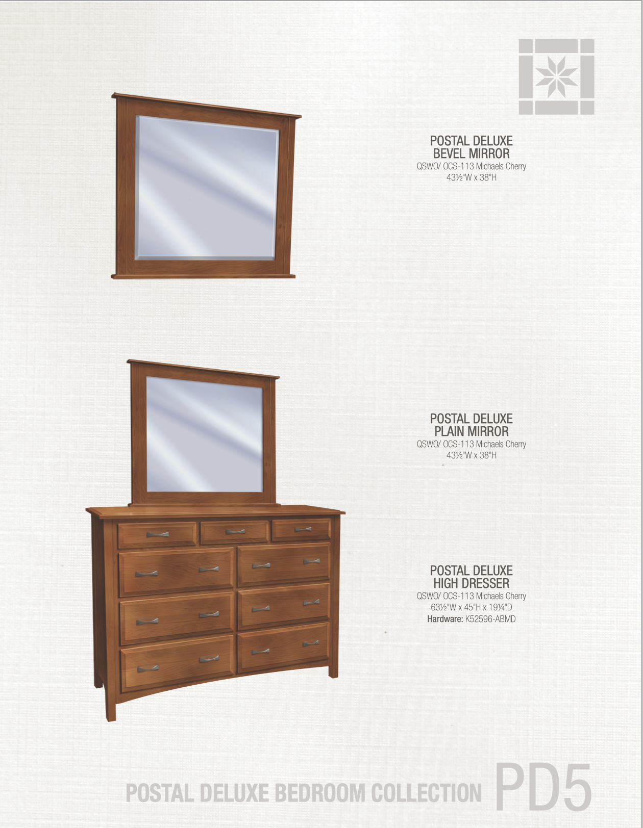 Postal Deluxe Bedroom Set