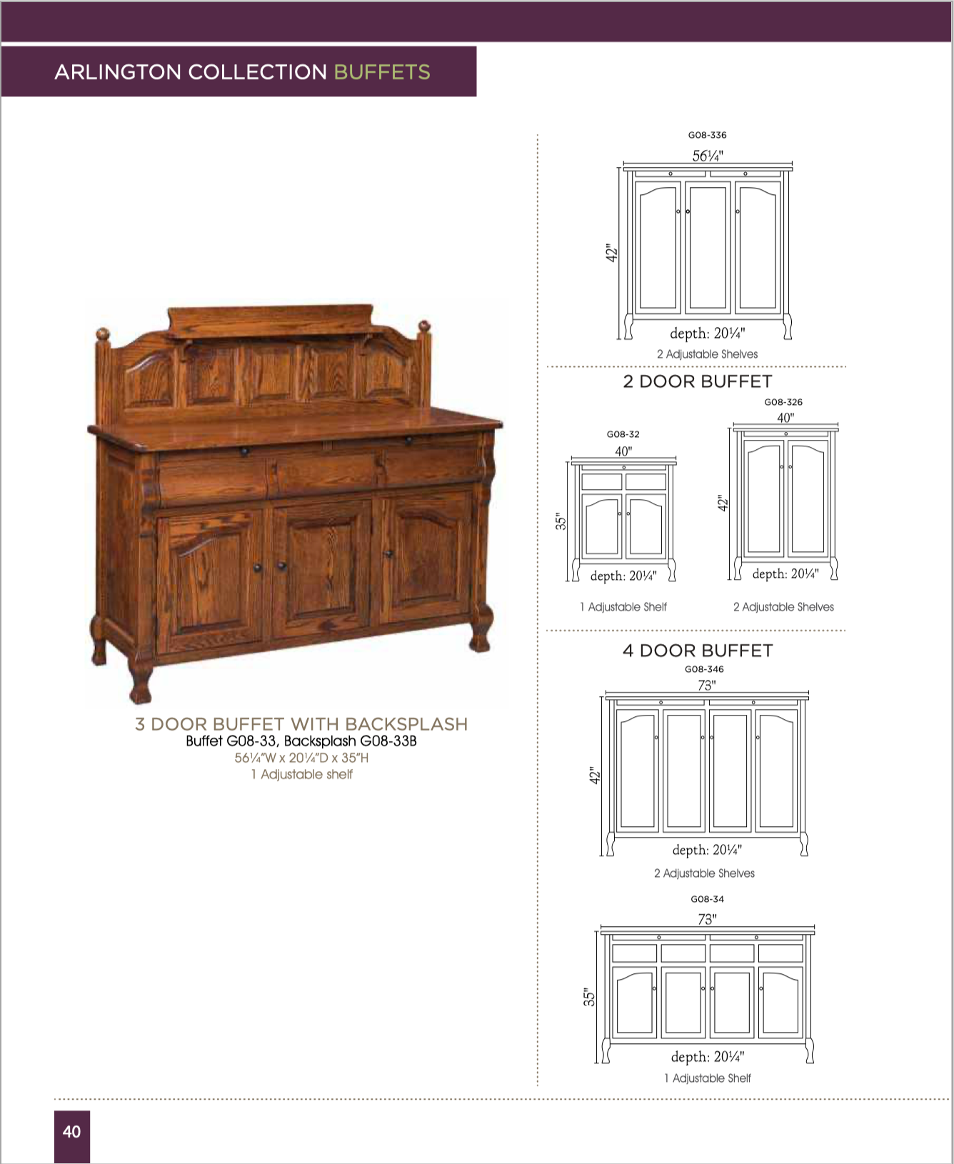 Wavy Arlington Dining Room Set