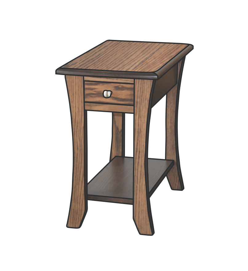 Roseberry Chair Side Table With Drawer